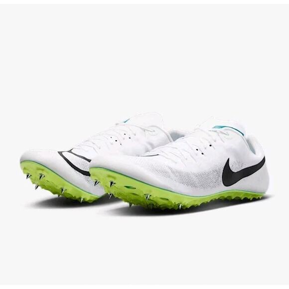 Mew Men's 8 Wonen's 9.5 Zoom Ja Fly 4 White Black Bright Spruce DR2741-102 - Picture 1 of 8